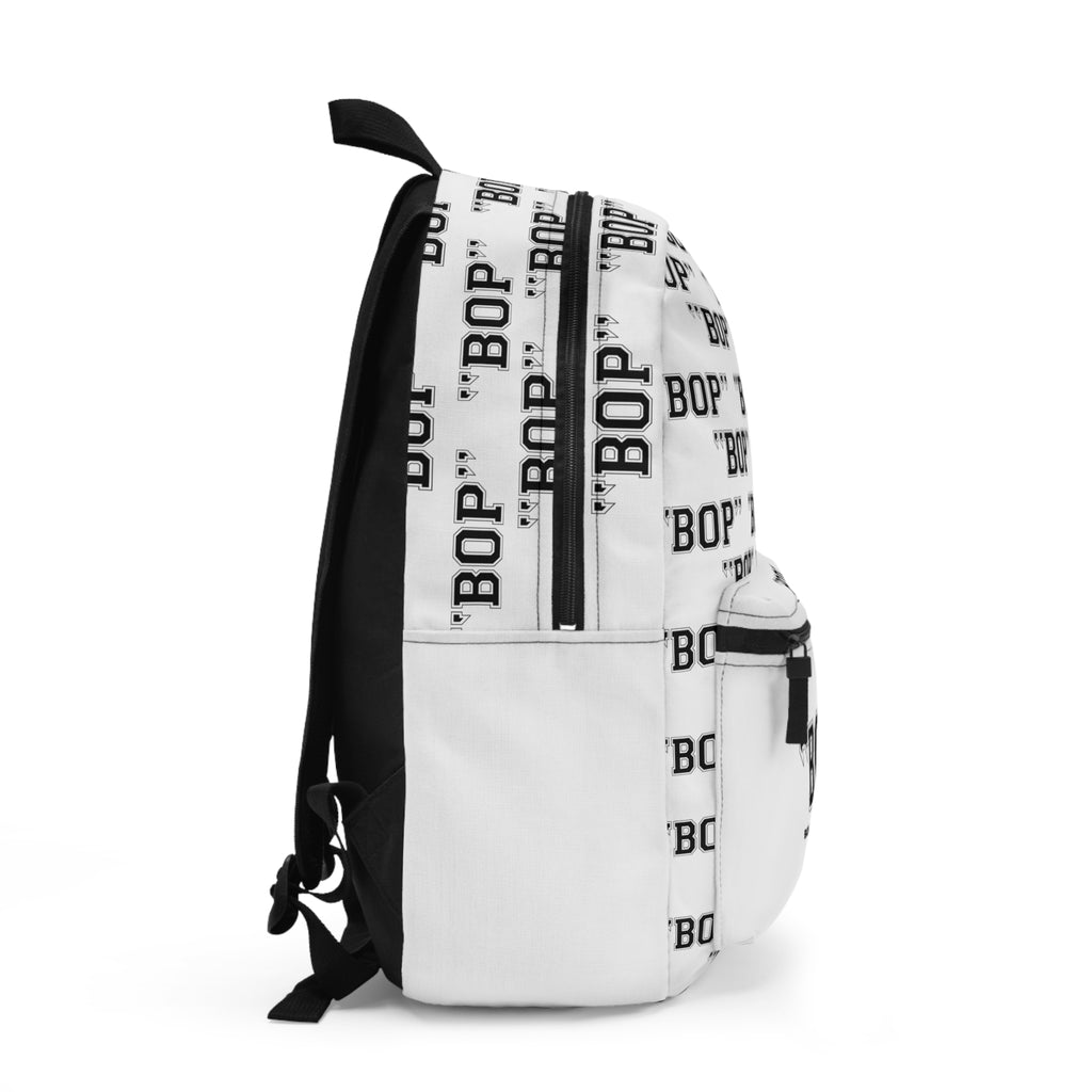 BOP Trendy Backpack with 'BOP' Design for Students, Stylish School Bag, Gift for Teens, Casual Daypack, Unique Travel Companion