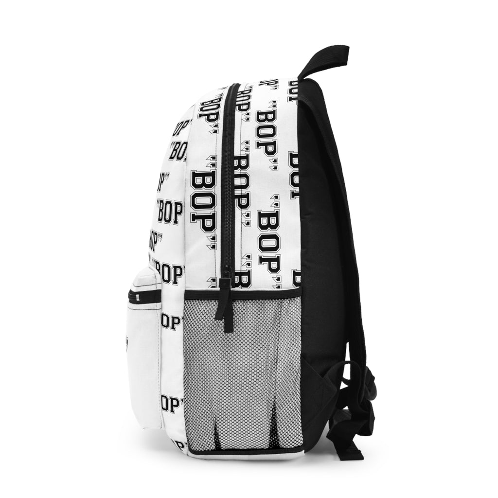 BOP Trendy Backpack with 'BOP' Design for Students, Stylish School Bag, Gift for Teens, Casual Daypack, Unique Travel Companion