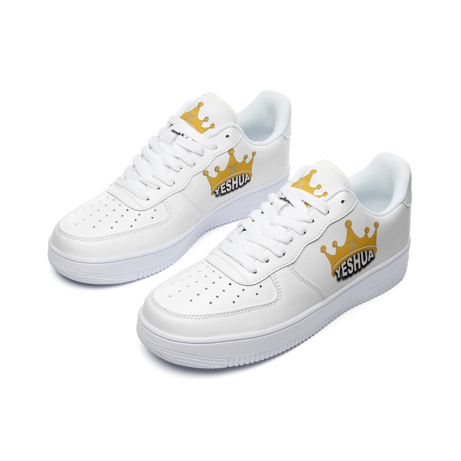 Yeshua - Unisex Low Top Leather Sneakers