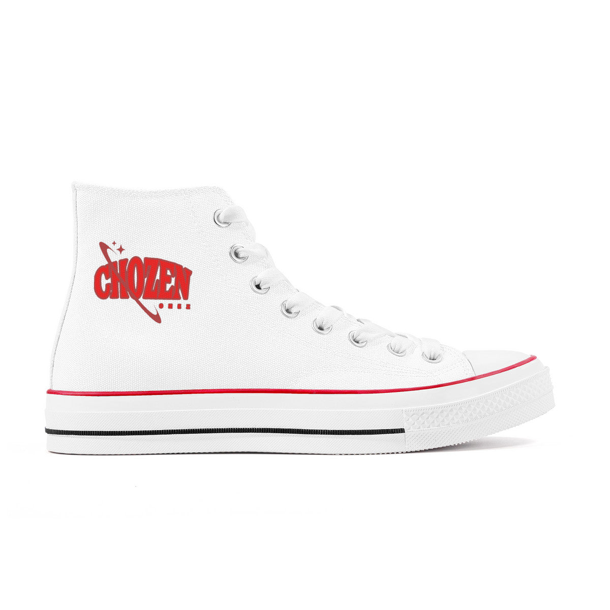 Chozen Chucks High Top Canvas Shoes - White
