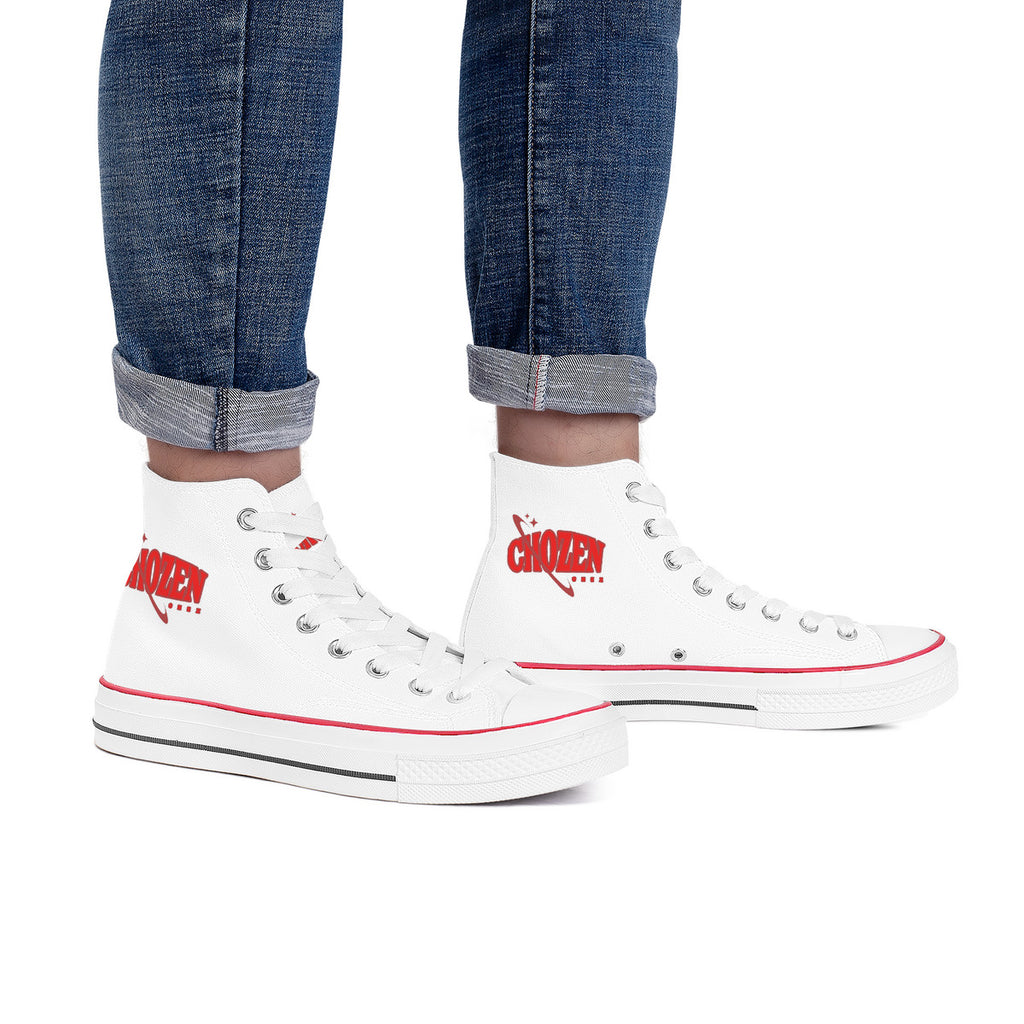 Chozen Chucks High Top Canvas Shoes - White