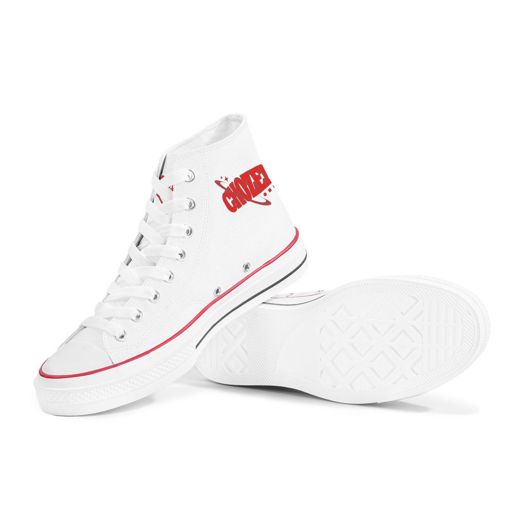 Chozen Chucks High Top Canvas Shoes - White