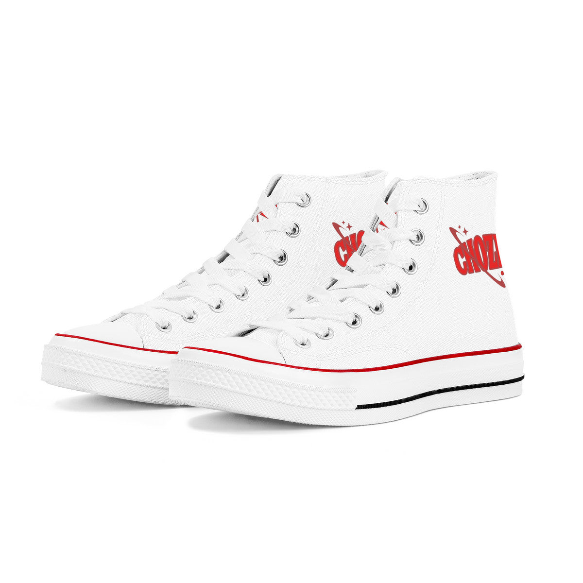 Chozen Chucks High Top Canvas Shoes - White