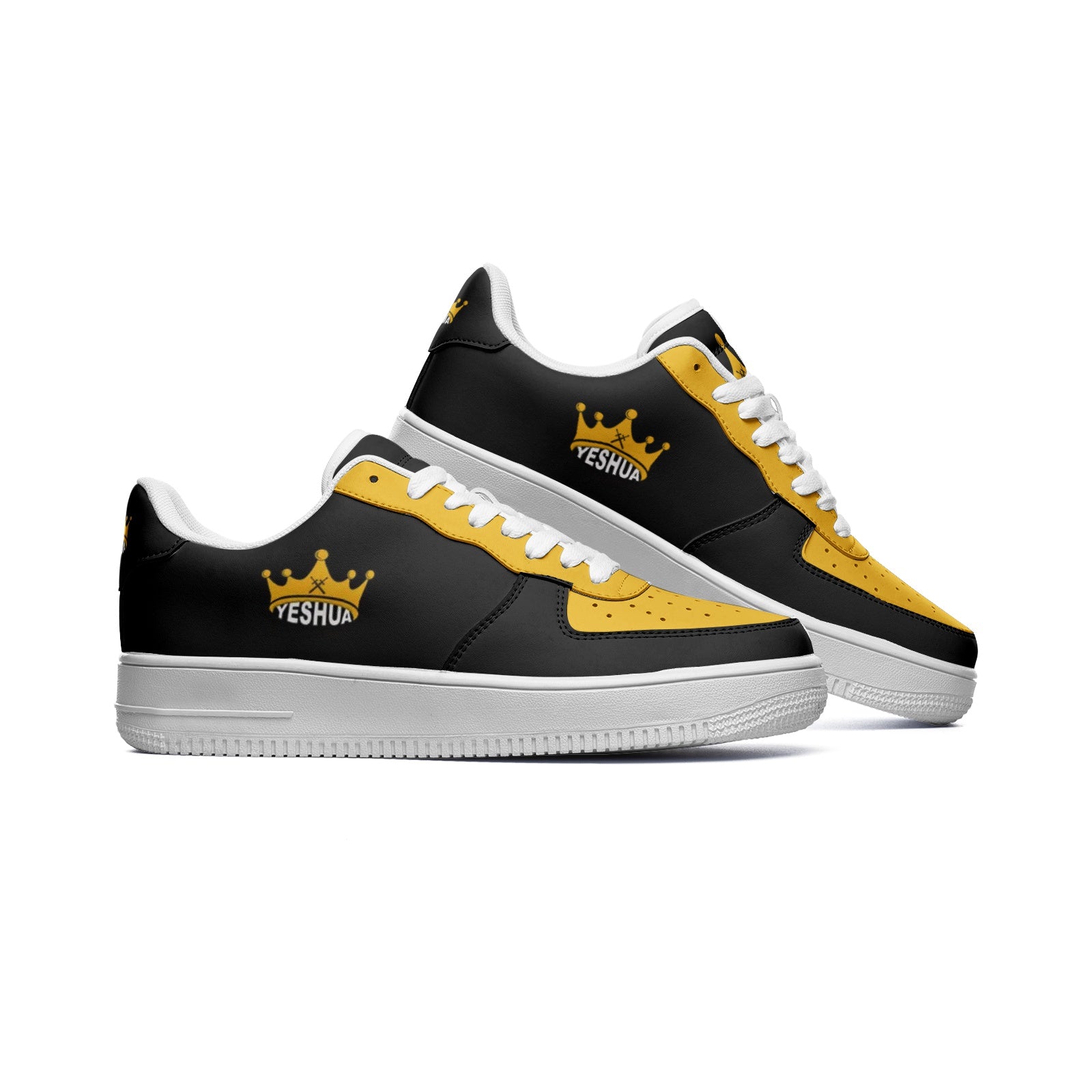 Yeshua - Unisex Low Top Leather Sneakers
