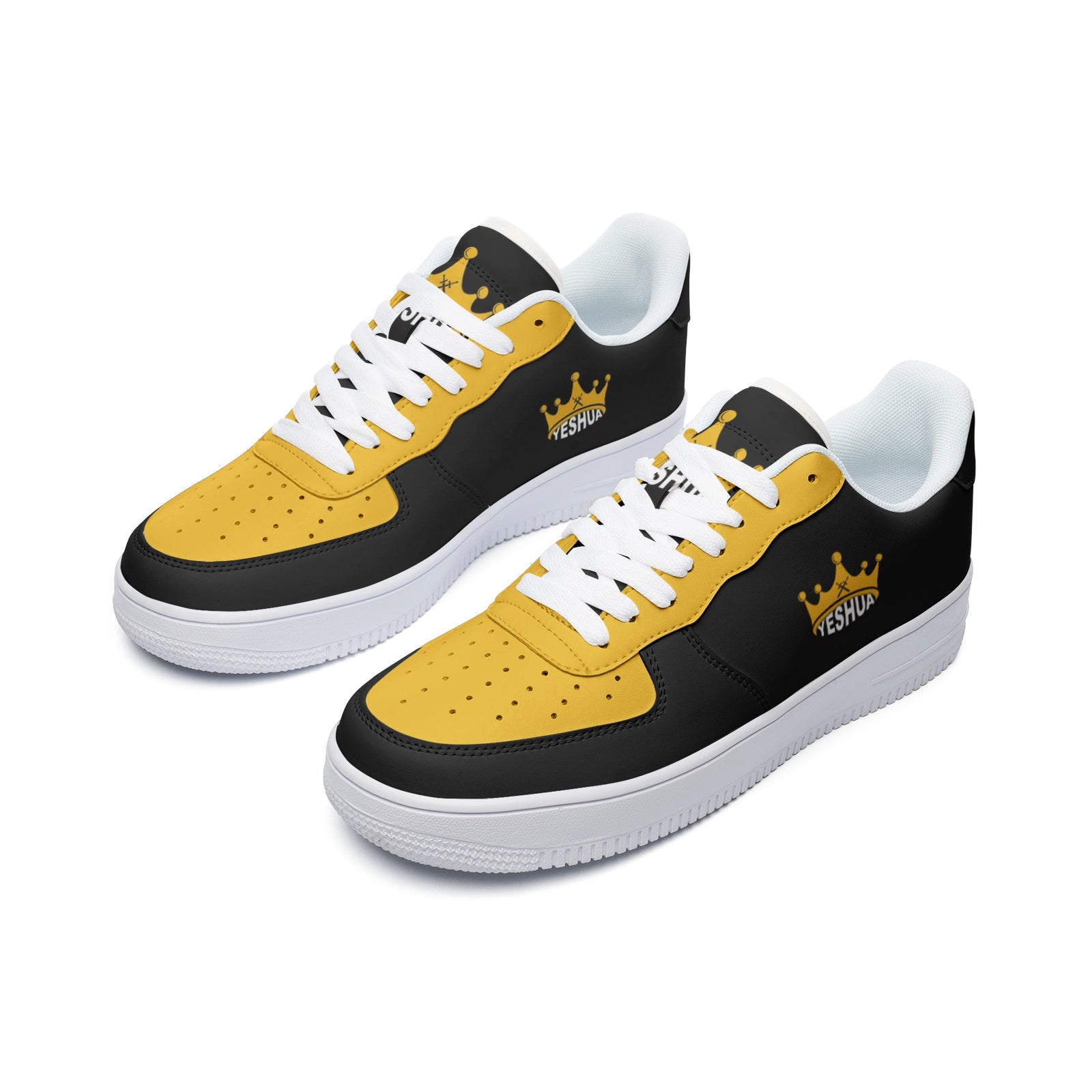 Yeshua - Unisex Low Top Leather Sneakers