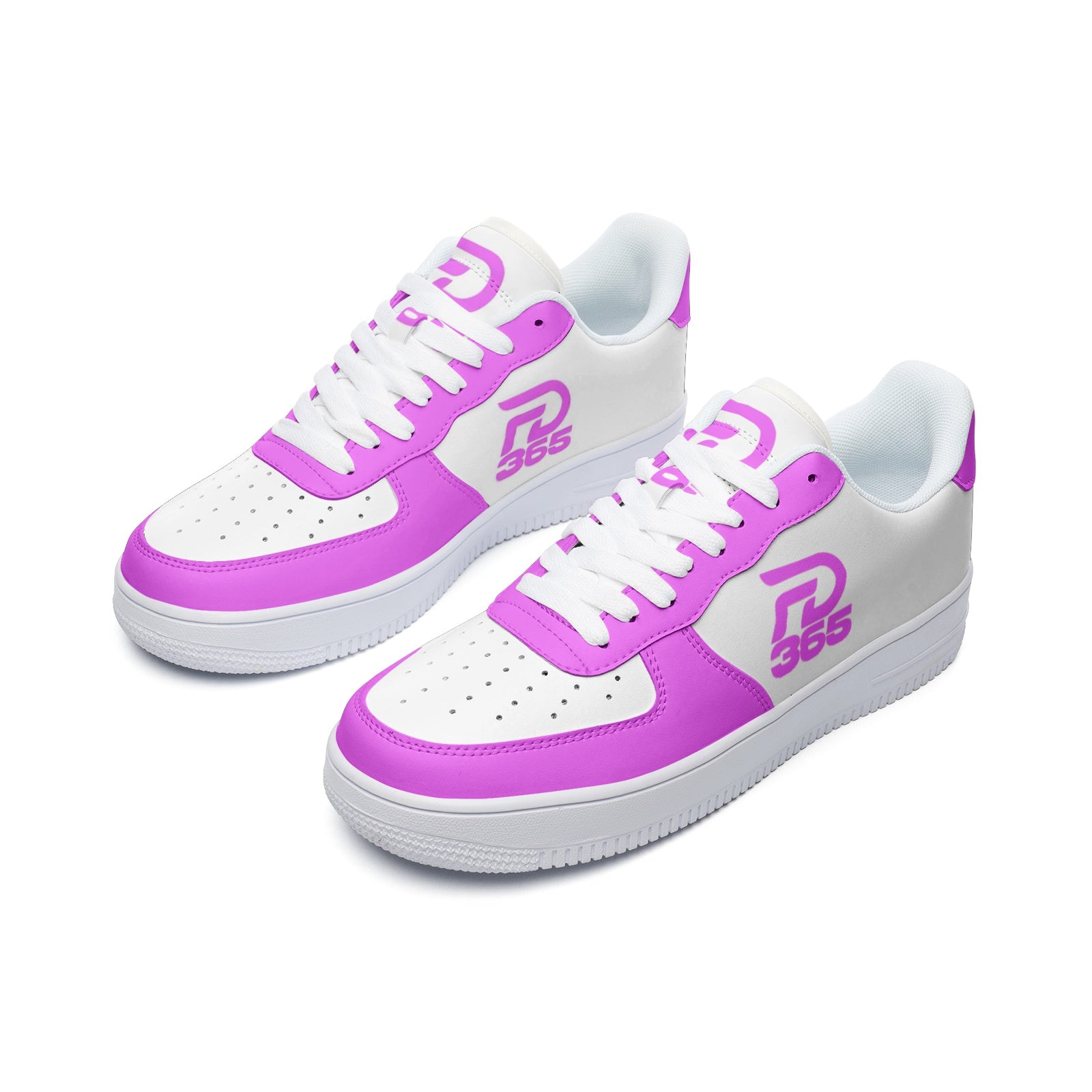 FD365 Pink Leather Sneakers