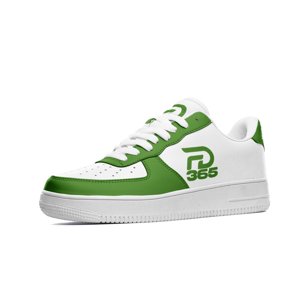 FD365 AF1 Green Leather Sneakers