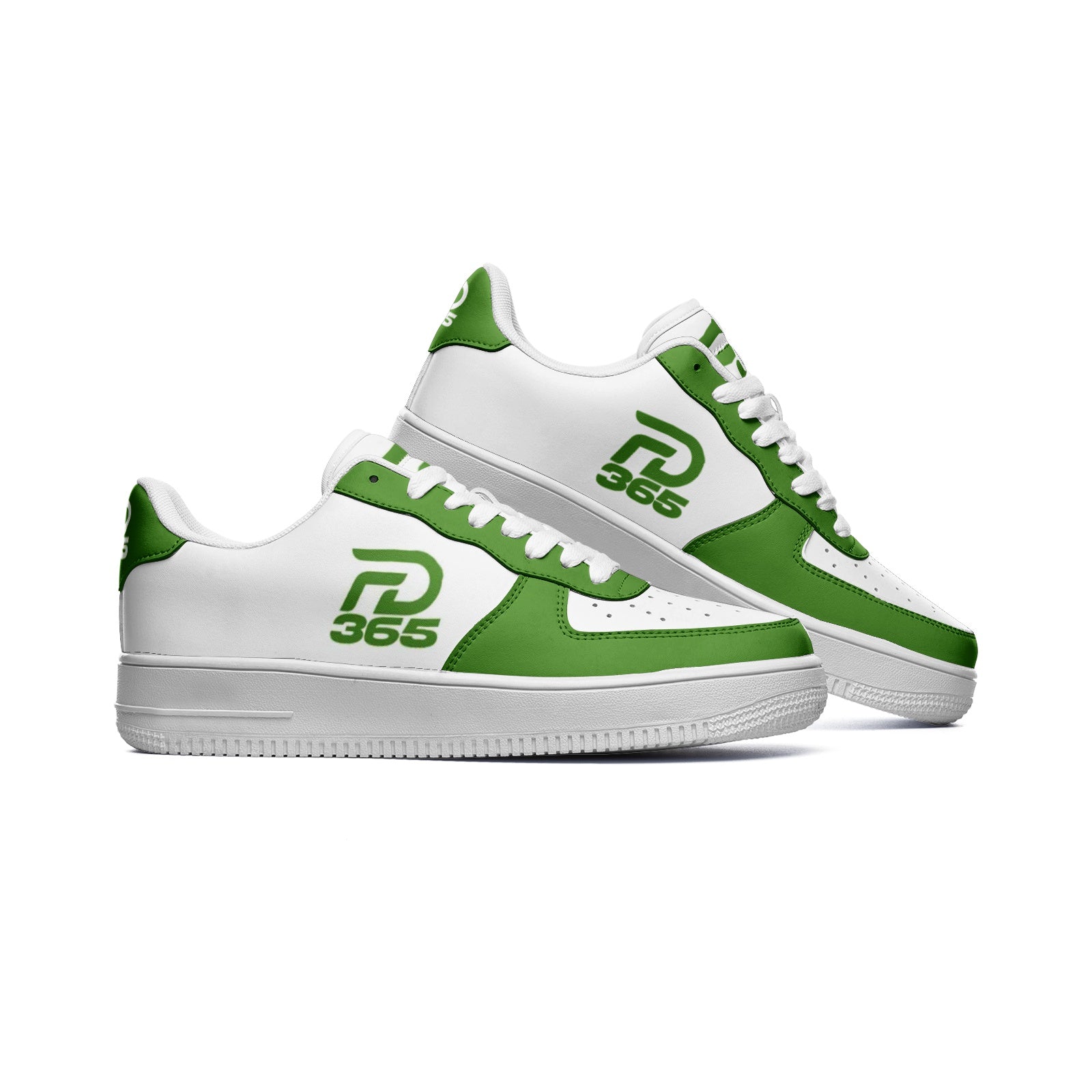 FD365 AF1 Green Leather Sneakers