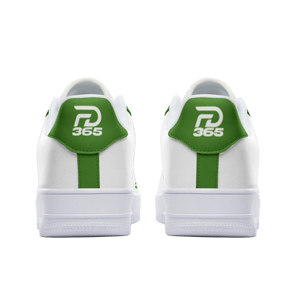 FD365 AF1 Green Leather Sneakers