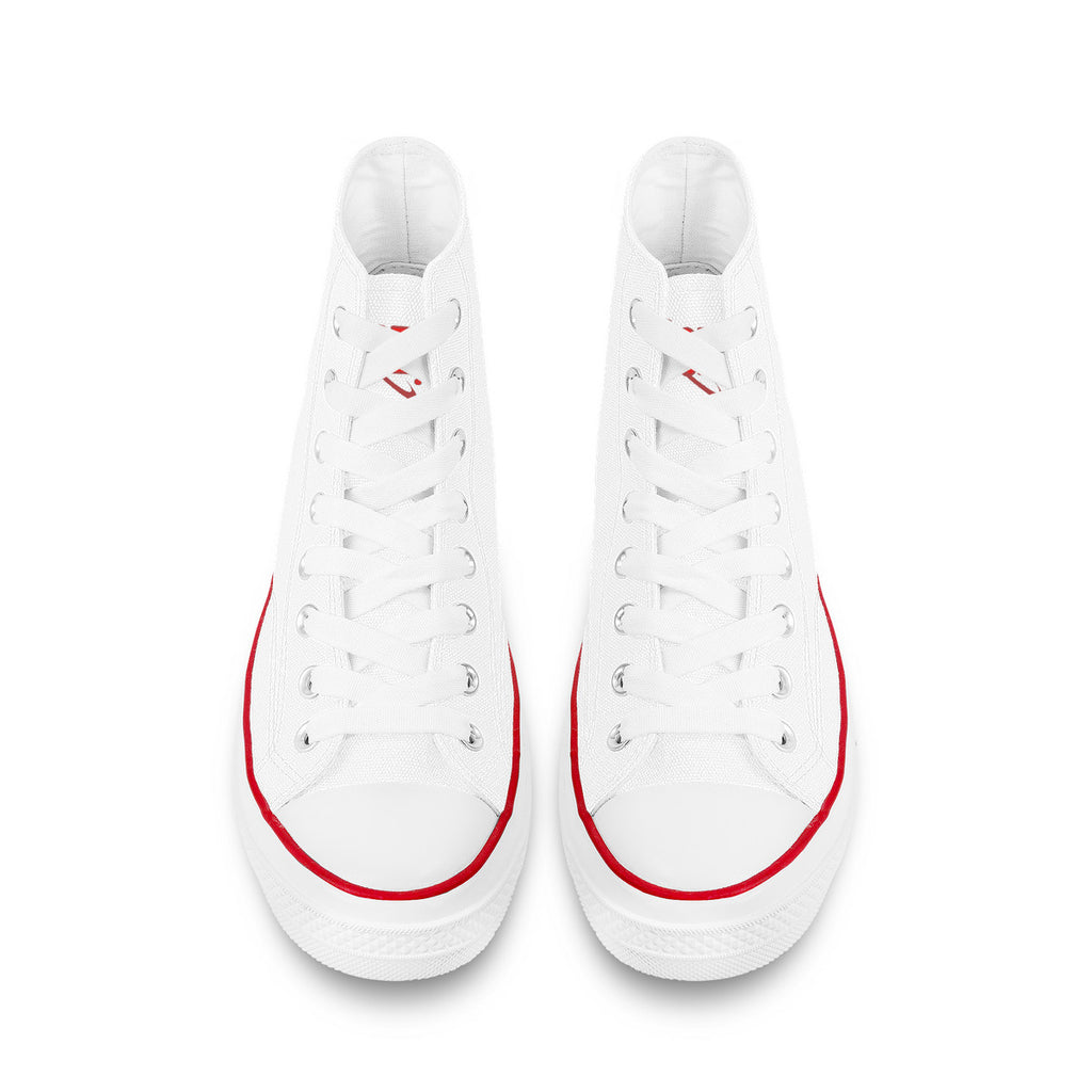 Chozen Chucks High Top Canvas Shoes - White