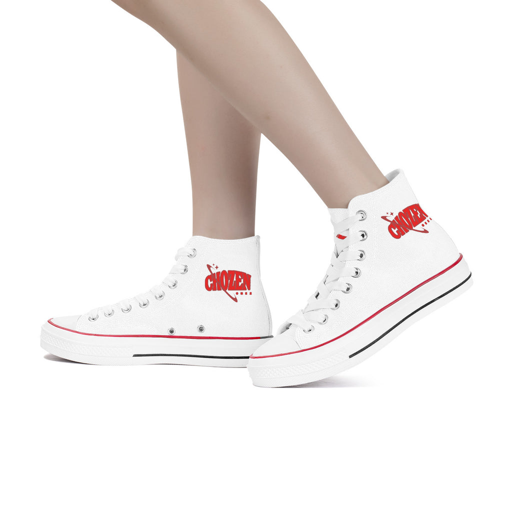 Chozen Chucks High Top Canvas Shoes - White